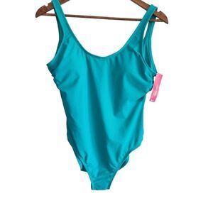 Xhilaration Target Turquoise One Piece Swimsuit Size Large